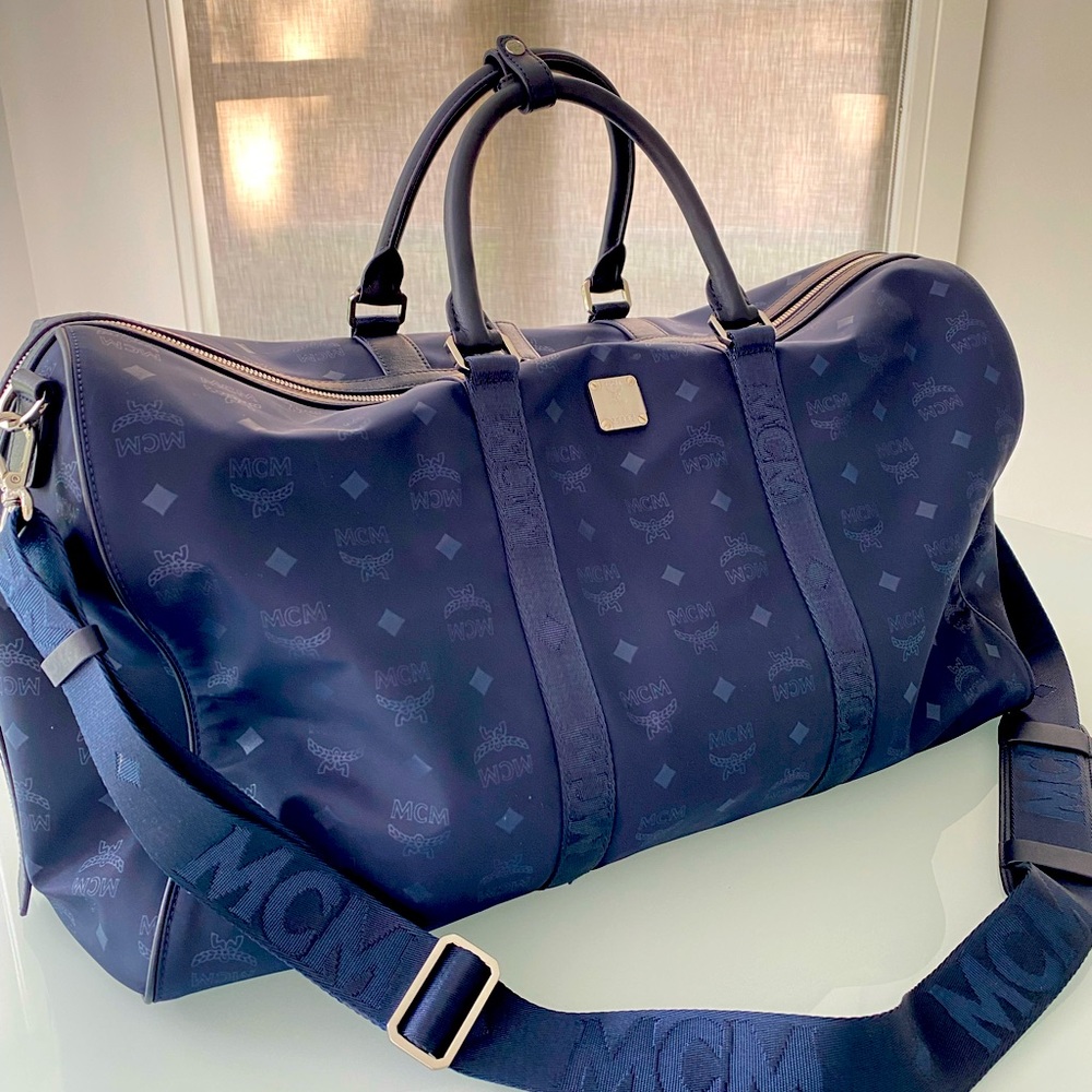 MCM Medium Traveler Weekender Duffle Bag Brand New - Gender Neutral. 20”x12”x9”